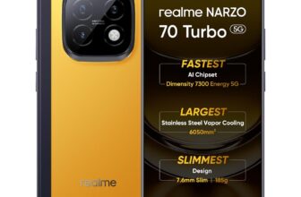 realme NARZO 70 Turbo 5G (Turbo Yellow,6GB RAM,128GB Storage)